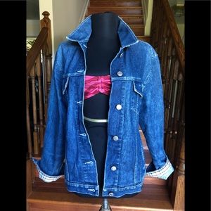 Burberry Blue Denim Utility Jacket